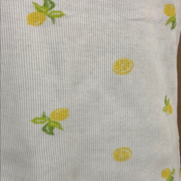 Bass White Tank Top with Lemon Print - Picture 3 of 9